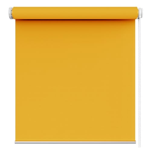 Verdunkelungsrollo Klemmfix 115 x 230 cm Ohne Bohren verdunkelnd, Rollos für Fenster Klemmrollo, Verdunklungsrollo ohne Bohren Klemmfix, für Alle Fenster ohne Bohren, Orange