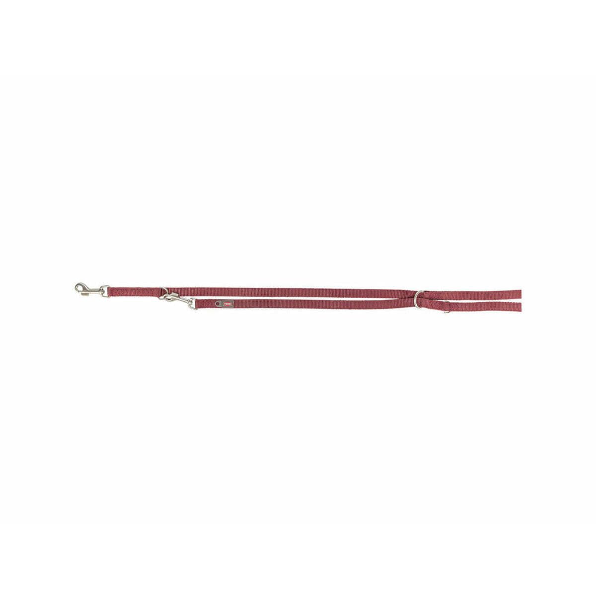 TRIXIE Premium Extension Lead, L–XL, 78.7 in/1.0 in in sangria double-layer dog lead, triple adjustable – non-slip, water-repellent & easy to clean – 200931