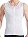 HANERDUN Mens Slimming Body Shaper with Zipper Compression Shirt Slim Shapewear