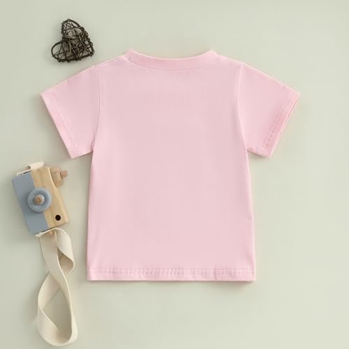Toddler Girls Birthday Outfit in My One Two Three Four Five Six Year Old Era Shirt Short Sleeve Tops Summer Clothes4