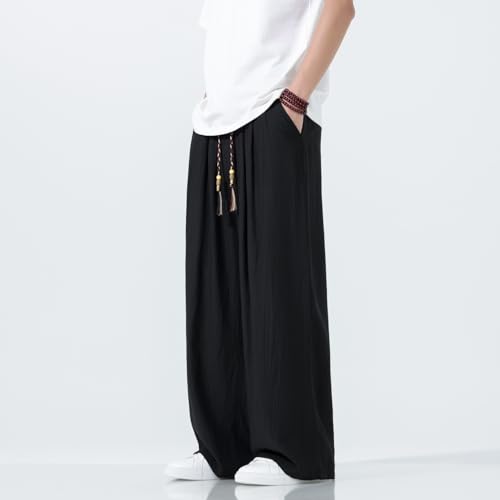 Seidarise Men's Wide Leg Casual Harem Japanese Yoga Harem Pants Hip hop Joggers Baggy2