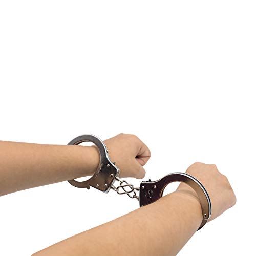 HOMILY Kids Hand Cuffs and Badge for Kids Pretend Toy Role Play