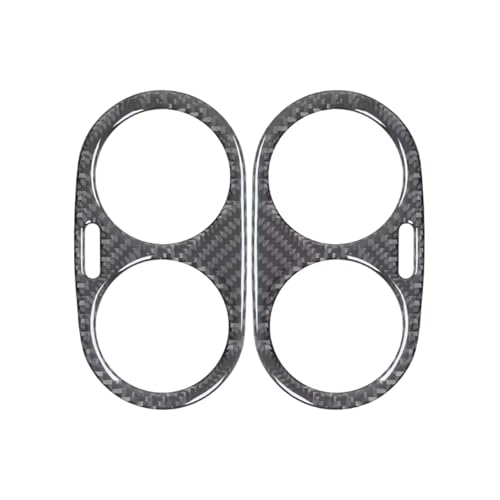 Cache-aération Tiguan masquer rayures console noire autocollante