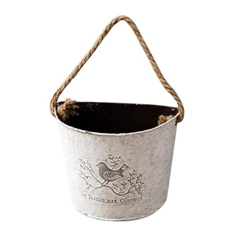 Cabilock Wand Hängetopf Halbrund Blumenampel Balkontopf Vintage Blumentopf...