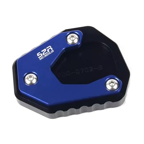 Rallonge Béquille Latérale VOGE DSX 900 en Aluminium CNC Anodisé Bleu