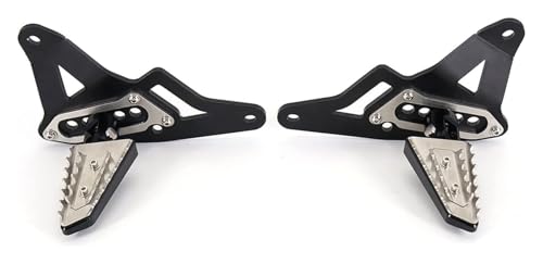 Repose-pieds pour XADV 750 anodisé noir, accessoire de précision