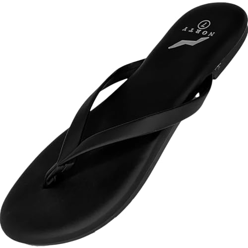 Image of NORTY Women's Memory Foam Flip Flops, Slides & Sandals, Runs 1 Size Small