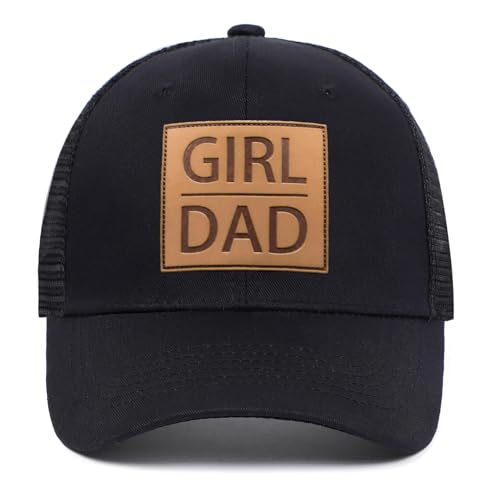 Image of Girl Daddy Hat for Men Fathers Day Birthday Gifts for Papa from Daughter New Dad Gifts for Men Black