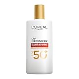 L'Oréal Paris Protector solar facial FPS50+ UV Defender Fluido Invisible Tono Claro, 40ml - Protección solar facial ultra...