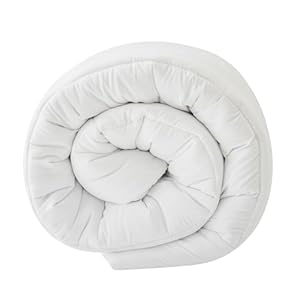 Good Nite Winter Duvet 135 x 200 cm, Winter Duvet, Warm Winter Duvet, 460 GSM Filling, Microfibre Down Duvet, S Quilt for Four Seasons, White (135 x 200 cm)