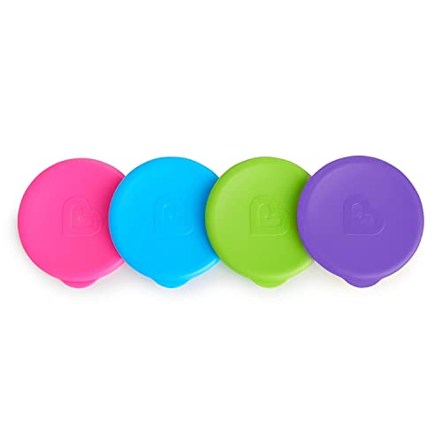 Image of Munchkin Miracle 360 Cup Lids, 4 Count (Pack of 1), Colors May Vary
