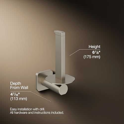 KOHLER PARALLEL® VERTICAL TOILET TISSUE HOLDER by Kohler - Image 4