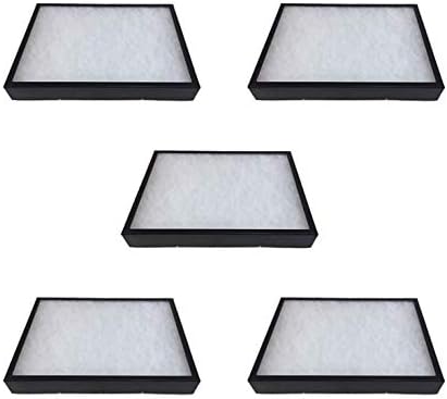 Paquete de 5 vitrinas Riker de 16 x 12 x 2 para coleccionables, puntas de flecha y ferias comerciales