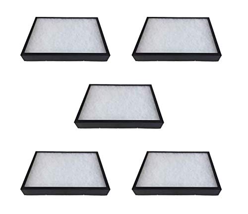 5 Pack of 16 x 12 x 2 Riker Display Cases for Collectibles Arrowheads & Trade Shows