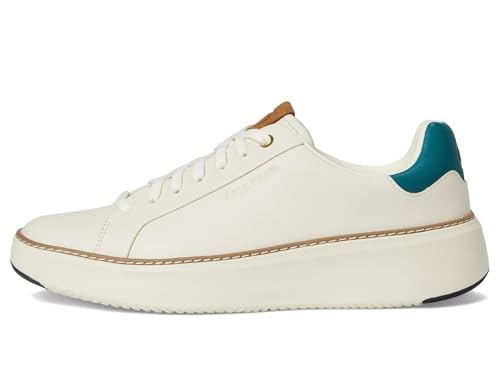 Cole Haan Cole Haan Women's Grandpro Topspin Sneakers, Ivory Leather/Tobacco Suede/Leather, 8-C US