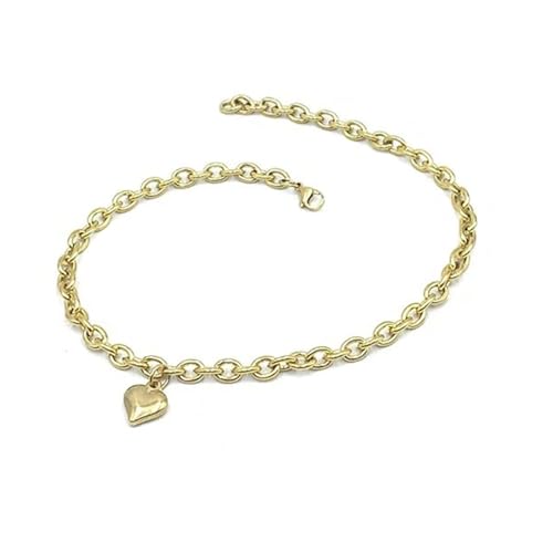 GRABAGECAN Heart Charm Pet Necklace with Heart Pendant Comfortable for Small Dog and Cats for Birthday Wedding