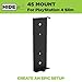 HIDEit Mounts PS4 Slim Wall Mount – Steel PS4 Mount Kit for Secure Fit & Proper Airflow – Behind or Near TV– Patented by American Gaming Mount Pioneer Since 2009 – Not for PS4 Pro & Original