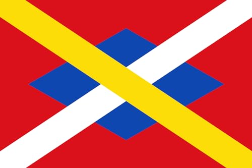 Drapeau Albanyà grand format pavillon extérieur horizontal apaïsada - 2