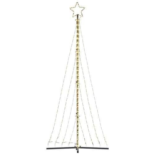 Árbol de Navidad LED elegante de 250 cm y 447 leds cálidos para entrada 6