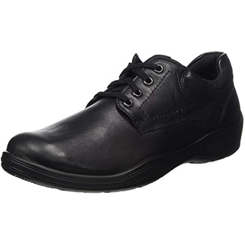 Jomos Men's Lace-Up Derby Shoes in Black Cover