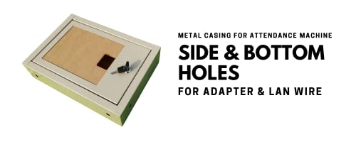 (FG-9) Universal Metal Case Enclosure Compatible for ESSL Biomax Secureye Realtime Mantra CP Plus Hikvision TimeWatch TimeOffice TimeAccess Fingerprint Attendance System