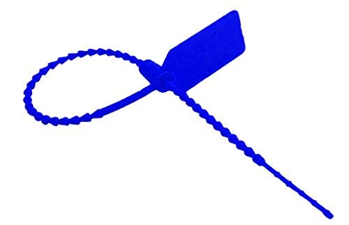 Security Tag Seal/Fire Seal Fastener - Different Pack Sizes & Colours Available (Blue, 250 Pieces)