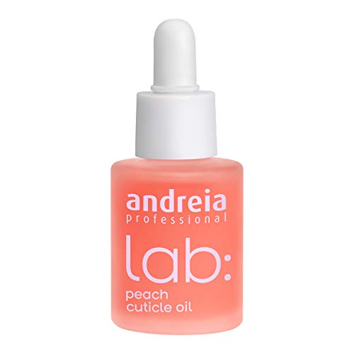 Andreia Professional Peach Cuticle Oil - Tratamientos de uñas LAB para revitalizar, hidratar y humectar las uñas, nutrir y acondicionar las uñas para uso diario 10,5 ml