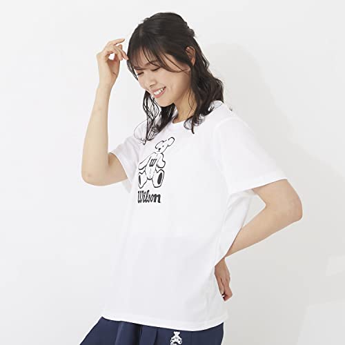 Wilson Mサイズ チャコール×ブランド Tシャツ WB6081605M ウイルソン/ウィルソン Wilson ビッグシルエットTシャツ 半袖