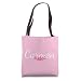 Custom Carmen Gift Personalized Name Flowers Floral Pink Tote Bag