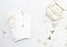 Tarjetas de boda (juego de 2) anillos elegantes y nobles en relieve...
