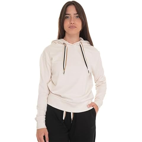 BOSS Women's Open White Hoodie Sweatshirt Cover