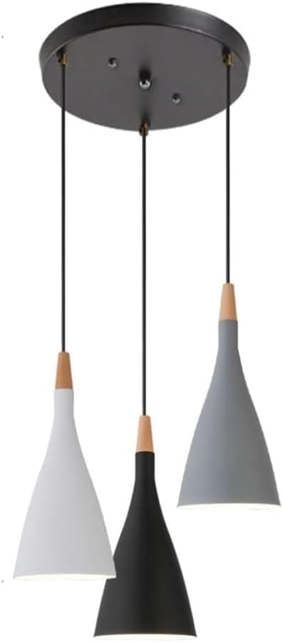 Lampe de plafond moderne en aluminium pour éclairage d'îlot de cuisine chic