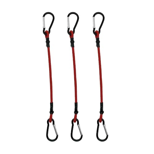 Corda Elástica com Ganchos - Pacote com 3 (61 cm)