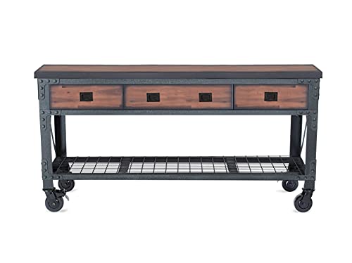 Duramax Rolling Workbench Furniture 72 In. X 24 In. With 3 Drawers, For Home, Garage, Workshop #TOP1