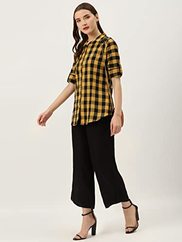 Image of Vastraa Fusion Women's Cotton Checkered Shirt
