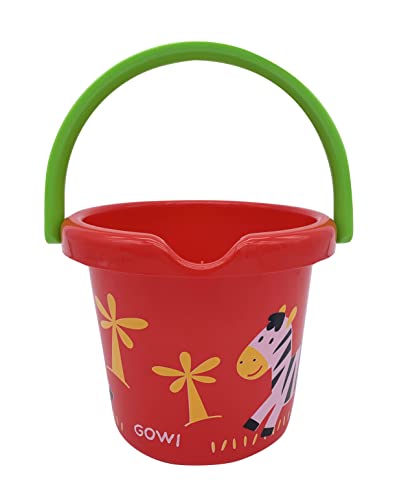 Gowi 550-60 Eimer ø18cm - Rot, Sand- und Wasserspielzeug