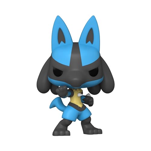 Figurine FUNKO POP Games Pokémon Lucario 856 - vue 5