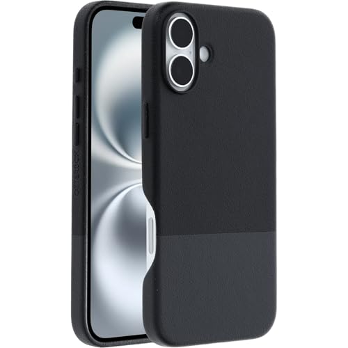 Image of OtterBox iPhone 16 Plus Statement Series Cactus Leather for MagSafe - Desert Dusk Black - Ultra-Thin, Sleek iPhone Case, Premium iPhone Case, MagSafe Compatible