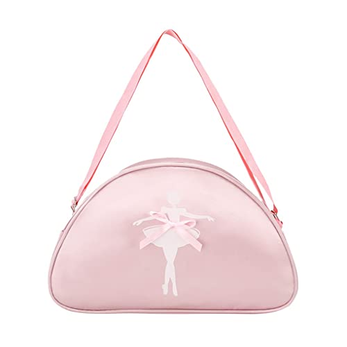 ACMEDE Borsa da Balletto Ballerina Borsa a Tracolla Regolabile Danza Borsa con Pizzo Rosa Borsetta...