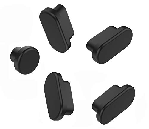 10PCS Anti Dust Dirt Plugs Cover for MacBook Pro 16 2020 2019 A2141 / MacBook Air 13 inch 2020-2018 A2179 A1932 / MacBook Pro 13 15 2020-2016, Silicone Port Plugs Cover Dust Cups Set