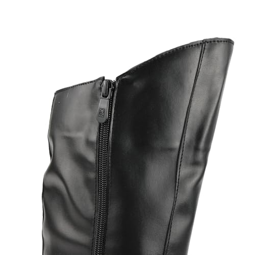 Mens Renaissance Tall Boots Pirate Medieval Leather Shoes Halloween Cosplay Riding Long Boot4