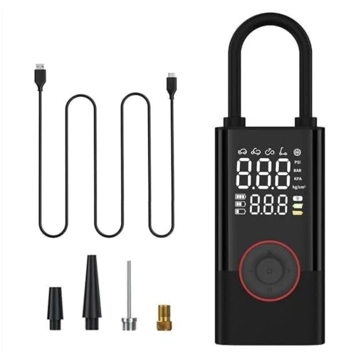 Inflador ruedas coche portátil y compresor de aire 150 PSI con manómetro digital