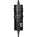 ciriQQ Mini 3.5mm Plug Condensador Micrófono Profesional VM10-R 6M Lavalier Micrófono Navidad...