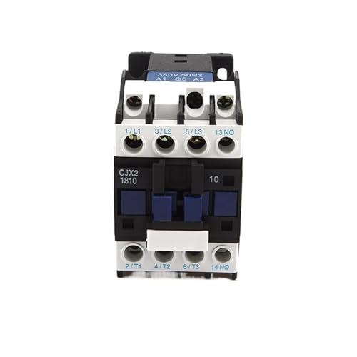 Evita sobrecargas en motores con el contactor de CA CJX2-1810 18A 110V de corte trifásico seguro