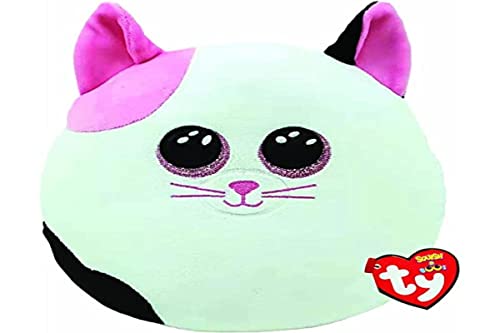 TY Muffin Cat Squish a Boos 10" | Beanie Baby Soft Plush Toy | Collectible Cuddly Stuffed Teddy