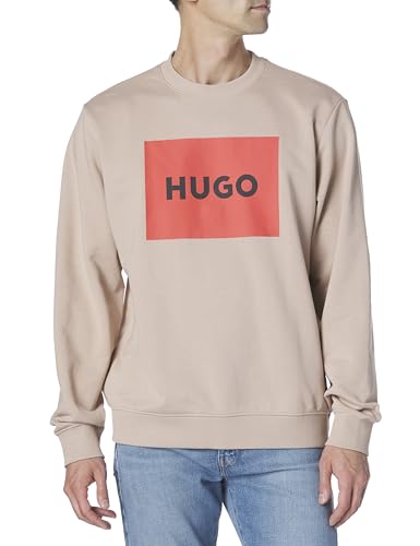 HUGO Sweat-Shirt Homme Col Rond Maillot de Survêtement Chaud et Confortable