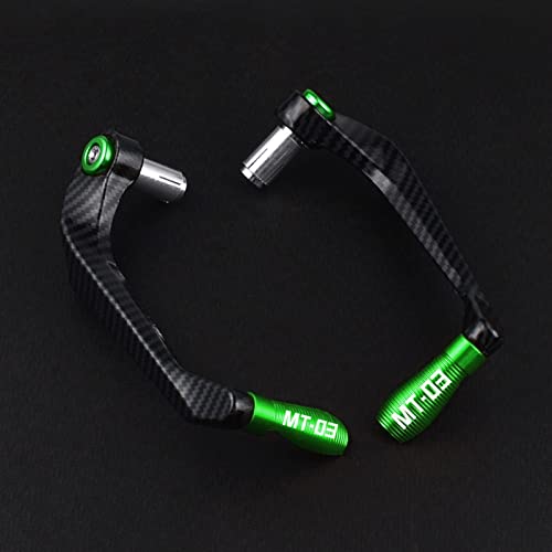 Protège-mains moto accessoire guidon vert Yamaha MT03 2015-2021
