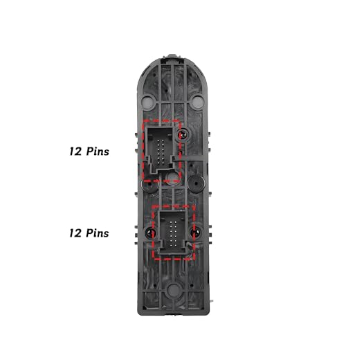 Bouton lève-vitre électrique de remplacement pour commande de commutation Alfa Romeo 940