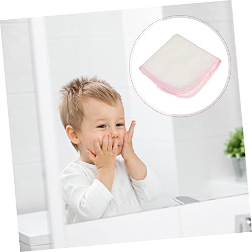 10-Pack Pure Cotton Baby Handkerchiefs Soft Double Layer Face Towels for Delicate Skin for Burping and Cleaning3