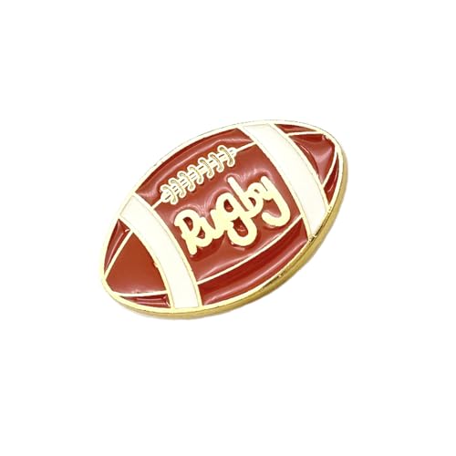 Image of Baseball Football Enamel Pin Sports Brooch for Christmas Gift Birthday Presents